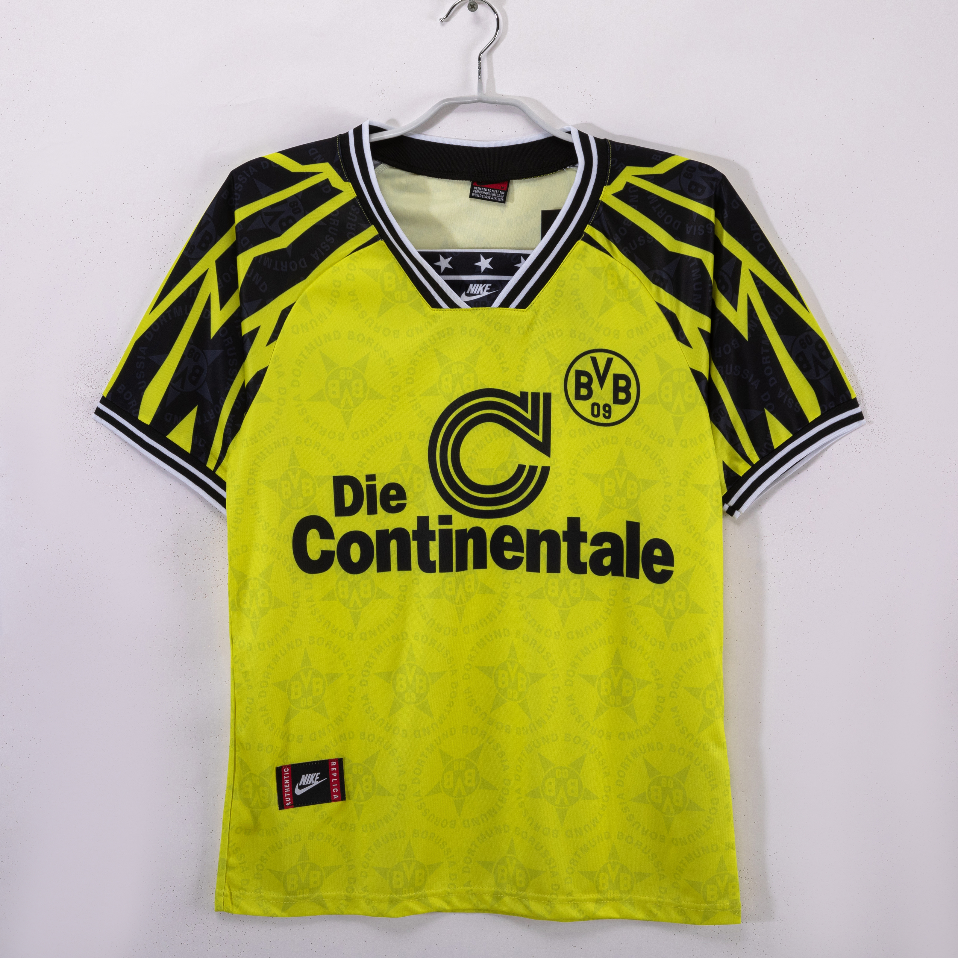 Camiseta de fútbol Borussia Dortmund 1994/95 LOCAL MANGA CORTA VERSION FAN